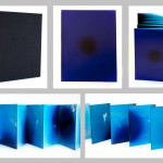 The artist's book Eluvium, edition of 12, custom box by Super Classy Publishing